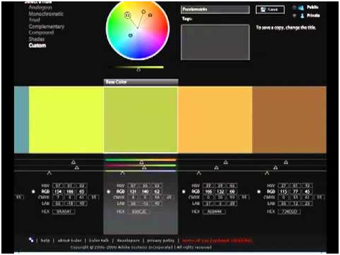 Colours and web design