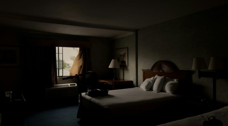 Hotel room with two beds, the kind of guest accommodation held in a wedding room block